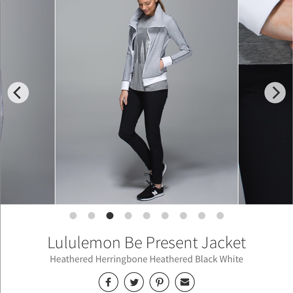 Lululemon Be Present Jacket Herringbone - image 4